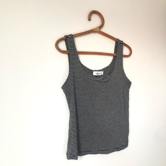 Carly Jean Los Angeles Rachel Tank Black and Ivory CJLA XL - Picture 8 of 9